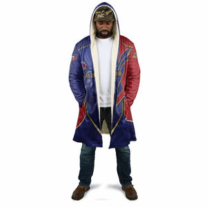 Custom Afro-Haitians Football Cloak Haitian Palm Tree Unique Style