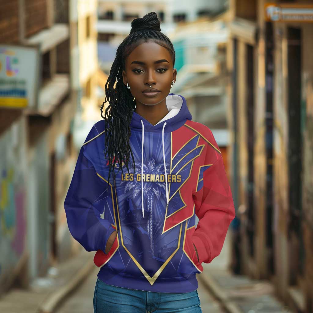Custom Afro-Haitians Football Hoodie Haitian Palm Tree Unique Style