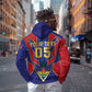 Custom Afro-Haitians Football Hoodie Haitian Palm Tree Unique Style
