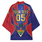 Custom Afro-Haitians Football Kimono Haitian Palm Tree Unique Style