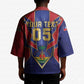 Custom Afro-Haitians Football Kimono Haitian Palm Tree Unique Style