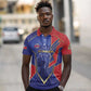 Custom Afro-Haitians Football Polo Shirt Haitian Palm Tree Unique Style