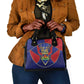 Custom Afro-Haitians Football Shoulder Handbag Haitian Palm Tree Unique Style