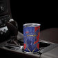 Custom Afro-Haitians Football Tumbler Cup Haitian Palm Tree Unique Style