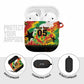 Custom Ghana Football AirPods Case African Pride Flag Colors Flame