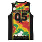 Custom Ghana Football Basketball Jersey African Pride Flag Colors Flame