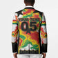 Custom Ghana Football Blazer African Pride Flag Colors Flame