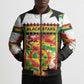 Custom Ghana Football Bomber Puffer Jacket African Pride Flag Colors Flame