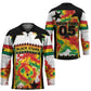 Custom Ghana Football Hockey Jersey African Pride Flag Colors Flame