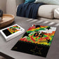 Custom Ghana Football Puzzle African Pride Flag Colors Flame