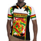 Custom Ghana Football Rugby Jersey African Pride Flag Colors Flame