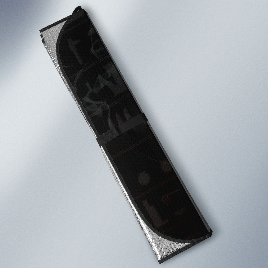 Egypt Djed Auto Sun Shade Glow Smoky Dark Style