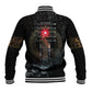 Egypt Djed Baseball Jacket Glow Smoky Dark Style