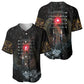 Egypt Djed Baseball Jersey Glow Smoky Dark Style