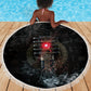 Egypt Djed Beach Blanket Glow Smoky Dark Style
