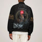 Egypt Djed Bomber Jacket Glow Smoky Dark Style