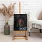 Egypt Djed Canvas Wall Art Glow Smoky Dark Style