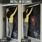 Egypt Djed Door Cover Glow Smoky Dark Style
