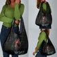 Egypt Djed Grocery Bag Glow Smoky Dark Style