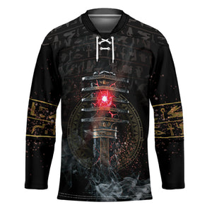 Egypt Djed Hockey Jersey Glow Smoky Dark Style