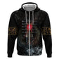 Egypt Djed Hoodie Glow Smoky Dark Style