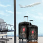 Egypt Djed Luggage Cover Glow Smoky Dark Style