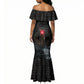 Egypt Djed Mermaid Dress Glow Smoky Dark Style