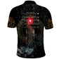 Egypt Djed Polo Shirt Glow Smoky Dark Style