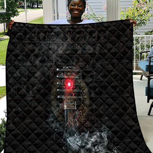 Egypt Djed Quilt Glow Smoky Dark Style