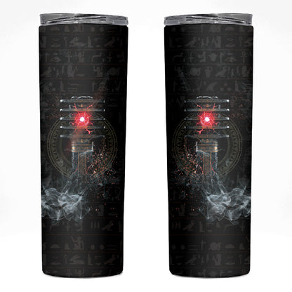 Egypt Djed Skinny Tumbler Glow Smoky Dark Style