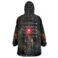 Egypt Djed Wearable Blanket Hoodie Glow Smoky Dark Style
