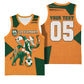 Custom Ivory Coast Football Basketball Jersey Elephant Geometric African Art Style
