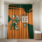 Custom Ivory Coast Football Bathroom Set Elephant Geometric African Art Style