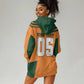 Custom Ivory Coast Football Hoodie Dress Elephant Geometric African Art Style