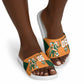 Custom Ivory Coast Football Slide Sandals Elephant Geometric African Art Style