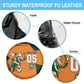 Custom Ivory Coast Football Spare Tire Cover Elephant Geometric African Art Style