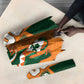 Custom Ivory Coast Football Umbrella Elephant Geometric African Art Style