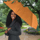 Custom Ivory Coast Football Umbrella Elephant Geometric African Art Style