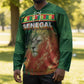 Custom Senegal Football Hockey Jersey Fiery Lion Halftone Mix Gradient Map Style