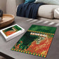 Senegal Football Puzzle Fiery Lion Halftone Mix Gradient Map Style