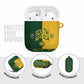 South Africa Football AirPods Case Diamond Protea Flower Symmetrical Style