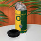 Custom South Africa Football 4 in 1 Can Cooler Tumbler Diamond Protea Flower Symmetrical Style