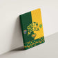South Africa Football Canvas Wall Art Diamond Protea Flower Symmetrical Style