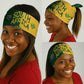 South Africa Football Neck Gaiter Diamond Protea Flower Symmetrical Style