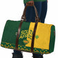 South Africa Football Travel Bag Diamond Protea Flower Symmetrical Style