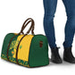 South Africa Football Travel Bag Diamond Protea Flower Symmetrical Style