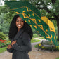 South Africa Football Umbrella Diamond Protea Flower Symmetrical Style