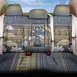 Ankh Egypt Back Car Seat Cover Egyptian Lotus Flowers
