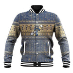 Ankh Egypt Baseball Jacket Egyptian Lotus Flowers