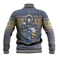 Ankh Egypt Baseball Jacket Egyptian Lotus Flowers